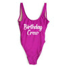 Image of Bachelorette Hen Party Birthday Girl Crew One Piece Swimsuit Sexy Beach Team Bathing Suit Monikini Halter Swimsuits Drop Ship