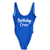 Image of Bachelorette Hen Party Birthday Girl Crew One Piece Swimsuit Sexy Beach Team Bathing Suit Monikini Halter Swimsuits Drop Ship
