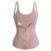 Image of Bafully Bodysuit Women Slimming Zipper Waist Trainer Cinta Modeladora Body Shaper Tummy Cincher Tank Corrective Shapewear Tops
