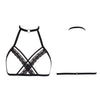 Image of Bandage Alluring Women Cage Bra Elastic Cage Bra Lace Lingerie Sexy Hot Erotic Openwork Bustier Lingerie Open Cup Push Up Bra