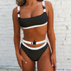 Image of Bandeau swimsuit push up buckle swimwear women High waist bikini 2019 Sports bathing suit Summer bathers Brazil micro bikini new