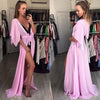 Image of Beach Cover ups Tunic Pareos Swimwear Women 2018 Bikini long sleeve Bandage Cardigan cover up Chiffon Swimsuits Beach Swim Wear