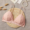 Image of Beauty Back Bra Sexy Deep V-Neck Solid Tube Top Summer Women Seamless Tank Top Underwear