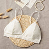 Image of Beauty Back Bra Sexy Deep V-Neck Solid Tube Top Summer Women Seamless Tank Top Underwear