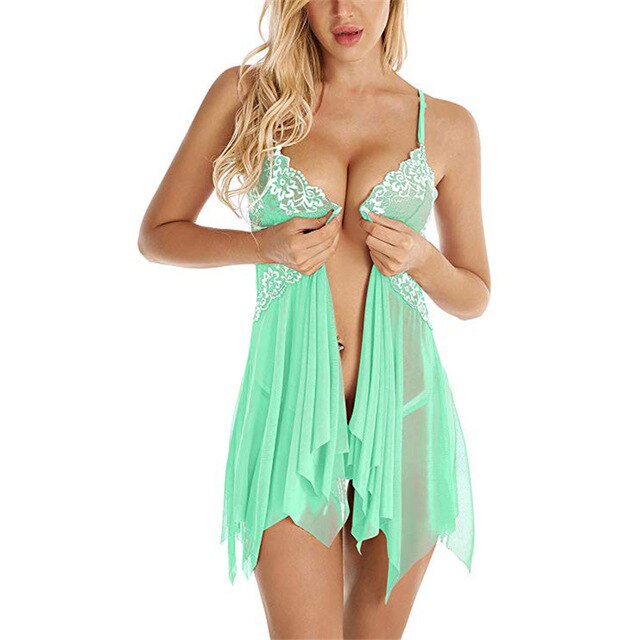 Bielizna Erotyczna Sexy Lingerie For Women sex Erotic Costumes Hot Baby Doll Porno Transparent Underwear Babydoll Pajamas Dress