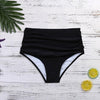 Image of Bikini Bottoms Women High Waisted Swimsuit Bikini Swim Pants Shorts Bottom Swimsuit Swimwear Bathing maio feminino praia