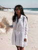 Image of Bikini Cover Up Lace Hollow Crochet Swimsuit Beach Dress Women 2018 Summer Ladies Cover-Ups Bathing Suit Beach Wear Tunic