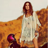 Image of Bikini Cover Up Lace Hollow Crochet Swimsuit Beach Dress Women 2018 Summer Ladies Cover-Ups Bathing Suit Swimming Wear Tunic