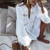 Image of Bikini Cover Up Lace Hollow Crochet Swimsuit Beach Dress Women 2018 Summer Ladies Cover-Ups Bathing Suit Beach Wear Tunic