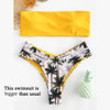 Image of Bikinx Bandeau swimwear women push up swimsuit female Cactus Print micro bikini 2020 sexy bathing suit beach bathers Biquini new