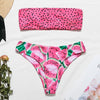 Image of Bikinx Bandeau swimwear women push up swimsuit female Cactus Print micro bikini 2020 sexy bathing suit beach bathers Biquini new