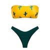 Image of Bikinx Bandeau swimwear women push up swimsuit female Cactus Print micro bikini 2020 sexy bathing suit beach bathers Biquini new