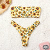 Image of Bikinx Bandeau swimwear women push up swimsuit female Cactus Print micro bikini 2020 sexy bathing suit beach bathers Biquini new
