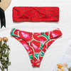 Image of Bikinx Bandeau swimwear women push up swimsuit female Cactus Print micro bikini 2020 sexy bathing suit beach bathers Biquini new
