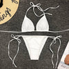 Image of Bikinx Neon bikini thong biquini High cut swimwear women Sexy push up brazilian swimsuit female bathing suit Micro bikini 2020