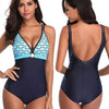 Image of Bkning  4XL 5XL Large Size  Swimsuits Push Up Swimwear Women Plus Monokini One 1 Piece Swimsuit Striped Underwire Bathing Suit