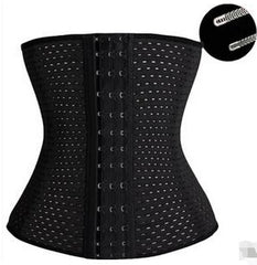 Black/Beige Fitness Fat Burning Girdle Belt Sexy Women Body Waist Trainer Shapers Underbust Belt Corset Faja Shapewear