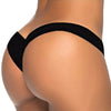 Image of Black Sexy women swimming Brief Bikini Bottom Thong Beach bathing swimsuit swimming trunks solid color bikini thong #10