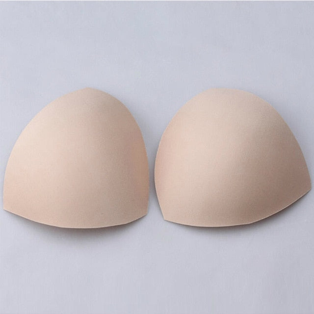 Boshang Bra Pads Inserts, 1 Pair Chest Pad for Sports Bra, Bikini Pads and Swimwear Bra Removable Bra Pads