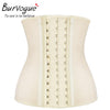 Image of Burvogue Women Corset Waist Trainer Latex Corset Waist Control Corset and Bustier Steel Bone Underbust Slimming Shaper Corselet