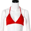 Image of CHAMSGEND Bikini 2019 Swimwear Women Swimsuit Sexy Solid Bikini Strips Bandage Swim Swimwear Beachwear Women Bikini Top dropship