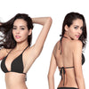 Image of CHAMSGEND Bikini 2019 Swimwear Women Swimsuit Sexy Solid Bikini Strips Bandage Swim Swimwear Beachwear Women Bikini Top dropship