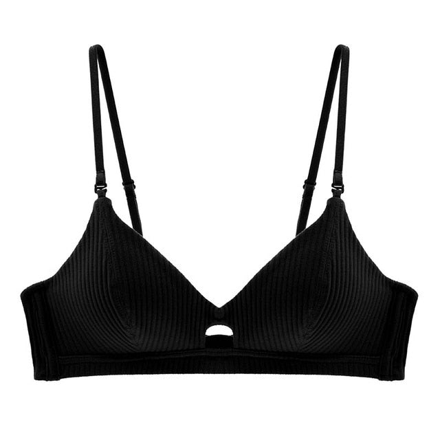 CINOON 2019 High-end Brand Romantic Temptation Bra Set Women Fashion Stripes Underwear Set Push Up Bra and Panties Set