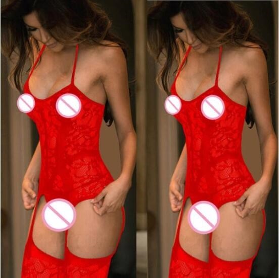 Catsuit Baby Doll Sexy Fishnet Lingerie Women Porno Sexy Babydoll Dress For Sex Underwear Chemises Bodystockings Erotic Costumes