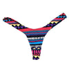 Image of Colorful Floral sexy women swimming trunks flower print Bikini Bottom Thong beach bathing swimsuit Brief Polyester sale #10