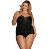 Image of Comeondear Sleepwear Lingerie Comfortable Strap Piece Pajamas Homme Plus Size Black Romper Women Sexy Night Wear RB80411