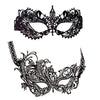 Image of Cosplay Party Sexy Costumes Sexy Lingerie Hot Erotic Baby Doll Sexy Lingerie for Women Female Hollow Out Black Lace Mask 1/2pcs