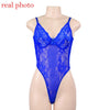 Image of Cryptographic hot sale sheer lace bodysuit women backless transparent mesh bow sexy jumpsuit 2019 catsuit straps bodysuits thong