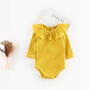 Image of Cute Lace Baby Bodysuits Autumn Spring Newborn Girls Clothing Baby Climbing Suit Baby Jumpsuits Baby Girl Clothes Bebe Body Suit
