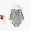 Image of Cute Lace Baby Bodysuits Autumn Spring Newborn Girls Clothing Baby Climbing Suit Baby Jumpsuits Baby Girl Clothes Bebe Body Suit