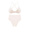 Image of De Monarchia Sexy Lingerie Set Cotton Thin Screw Thread Push Up Bra Set beauty back Women Bra Panties Set Comfort Underwear