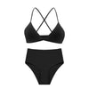 Image of De Monarchia Sexy Lingerie Set Cotton Thin Screw Thread Push Up Bra Set beauty back Women Bra Panties Set Comfort Underwear