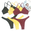 Image of De Monarchia Sexy Lingerie Set Cotton Thin Screw Thread Push Up Bra Set beauty back Women Bra Panties Set Comfort Underwear