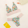 Image of Dot Patchwork Bandeau Bikini 2019 High Quality Push Up Bikinis Female Bikini Set Swimsuit Women'S Beach Feminino May Biquinis