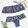 Image of Dot Patchwork Bandeau Bikini 2019 High Quality Push Up Bikinis Female Bikini Set Swimsuit Women'S Beach Feminino May Biquinis