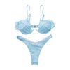 Image of Drop Shipping Sexy Push Up Unpadded Brazilian Bikini Set Women 4 Colors Bandage Bikini Set Swimsuit Triangle Swimwear Bathing