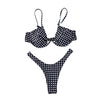 Image of Drop Shipping Sexy Push Up Unpadded Brazilian Bikini Set Women 4 Colors Bandage Bikini Set Swimsuit Triangle Swimwear Bathing