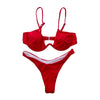Image of Drop Shipping Sexy Push Up Unpadded Brazilian Bikini Set Women 4 Colors Bandage Bikini Set Swimsuit Triangle Swimwear Bathing