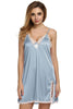 Image of Ekouaer sleep dress Sexy Satin Sleepwear Silk Nightgown Women Nightdress Sexy Lingerie Plus Size S M L XL XXL Female Nightie