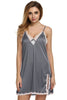 Image of Ekouaer sleep dress Sexy Satin Sleepwear Silk Nightgown Women Nightdress Sexy Lingerie Plus Size S M L XL XXL Female Nightie