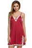 Image of Ekouaer sleep dress Sexy Satin Sleepwear Silk Nightgown Women Nightdress Sexy Lingerie Plus Size S M L XL XXL Female Nightie