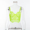 Image of Elegant Chic Bralette Sexy Eyelash Lace Crop Top Women Lingerie Dropshipping Suppliers Underwear Camisole Cami Tank Top
