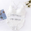 Image of Fashion Bra Briefs Set For Women Lingerie With Pads Seamless Push Up Bralette Active Bra Plus Size XL Sports Underwear #D