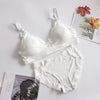 Image of Fashion Bra Briefs Set For Women Lingerie With Pads Seamless Push Up Bralette Active Bra Plus Size XL Sports Underwear #D