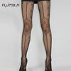 Image of Fashion Womens Lady Girls Black Sexy Fishnet Pattern Jacquard Stockings Pantyhose Tights  skull Woman 1pcs dww36