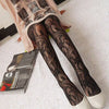 Image of Fashion Womens Lady Girls Black Sexy Fishnet Pattern Jacquard Stockings Pantyhose Tights  skull Woman 1pcs dww43